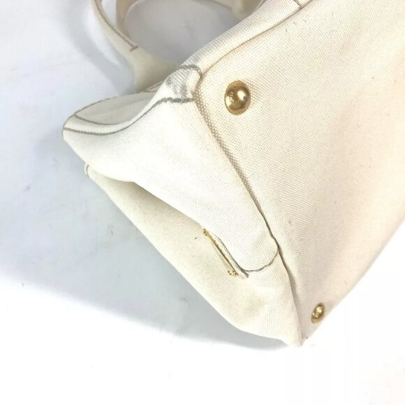 PRADA Logo Plate Canapa CANAPA Hand Bag - Picture 6 of 15